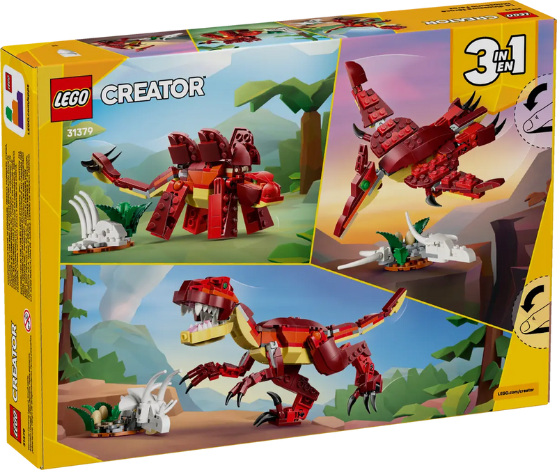 Feroz Dinosaurio LEGO Creator 3 en 1 - Caja del producto ref. 31379