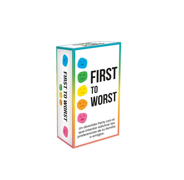 First to Worst juego mesa cooperativo Ludilo - Caja del juego party familiar +8 años
