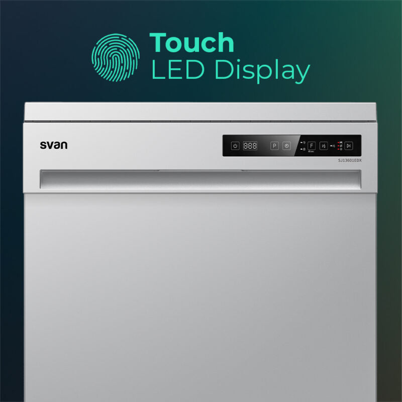 Lavavajillas SVAN SJ13601EDX 60 cm Inox