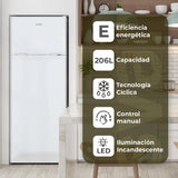 SVAN SVF143E - Frigorífico Ciclico 143cm Blanco