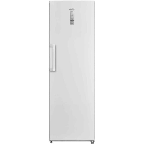Frigorífico ARTICA AFFU185W de 362 litros una puerta No Frost blanco, con 8 compartimentos, altura ajustable 182-189cm, pantalla digital y eficiencia energética clase E

