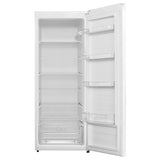 Frigorífico Artica abierto mostrando estantes y compartimentos interiores.
