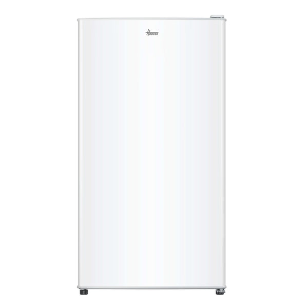 Frigorífico HOOVER HD1D90EWC table top blanco de 90 litros con puerta cerrada, diseño compacto para cocinas pequeñas
