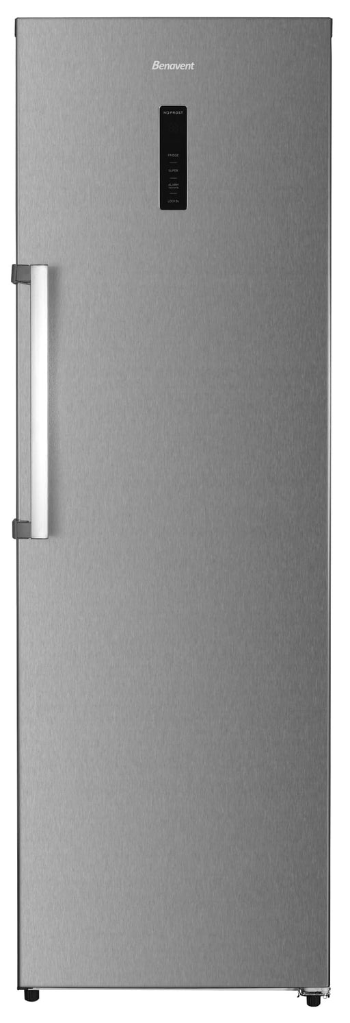 Frigorífico cooler BENAVENT F1PBHE18560DX de 185cm en acero inoxidable con display digital exterior, tirador ergonómico y tecnología No Frost de 359 litros de capacidad
