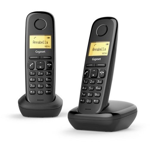 Gigaset Teléfono A170 Duo Negro (A170)