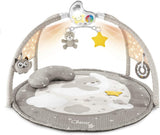 Gimnasio de actividades Chicco Toy FD Enjoy Colors Playgym con alfombra 83cm, proyector de luna con estrellas, 4 muñecos colgantes y cojín ergonómico para bebés desde recién nacido
