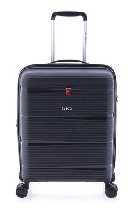 Gladiator Maleta de cabina Bionic 4 ruedas extensible Negro (081004)