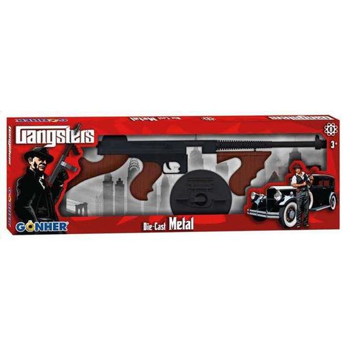 Gonher Gangster SMG Tommy gun 8 Tiros (132/6)