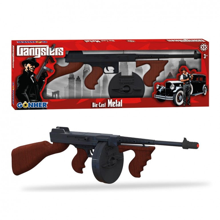 Gonher Gangster SMG Tommy gun 8 Tiros (132/6)