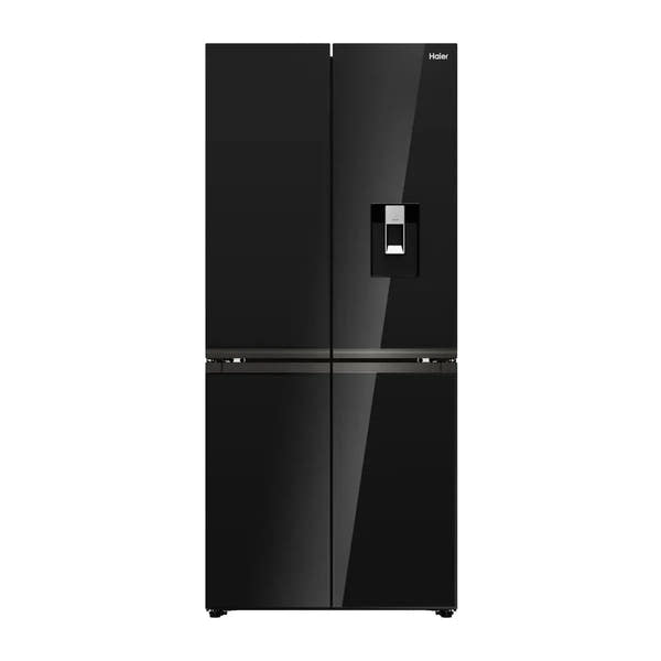 Frigorífico americano Haier HCKR7819DWGB en negro, 4 puertas, 459 litros