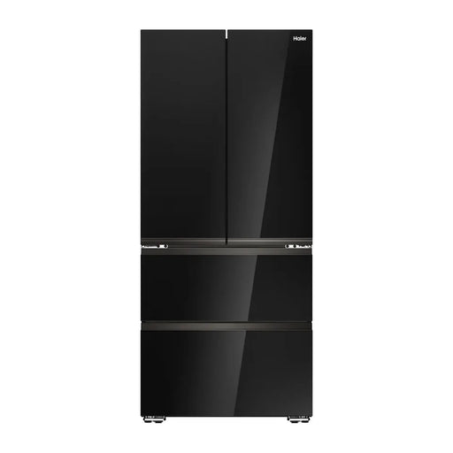 Frigorífico americano Haier HFKR7819DNGB en negro, 4 puertas, 468 litros