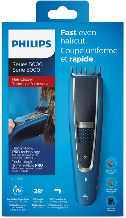 Philips Hair clipper with rechargeable battery (HC5612/15)