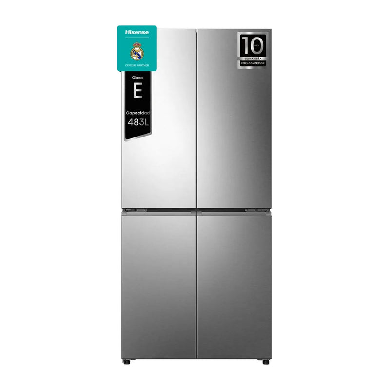 Frigorífico americano Hisense RQ5P470SEIE en inox, 4 puertas, 499 litros