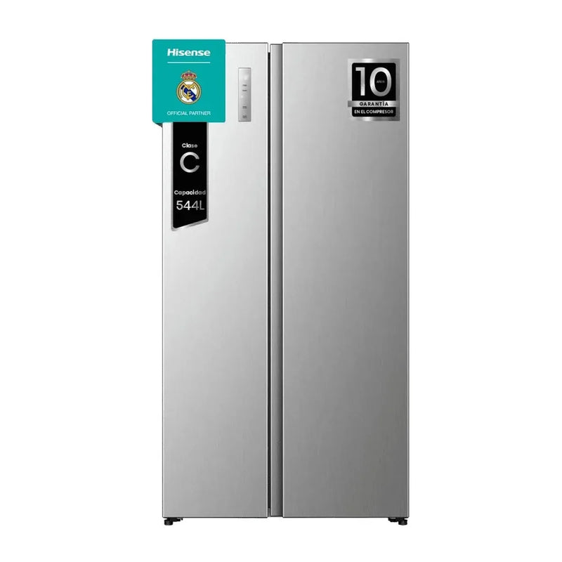 Frigorífico americano Hisense RS3P558NEIC en inox, side by side, 544 litros