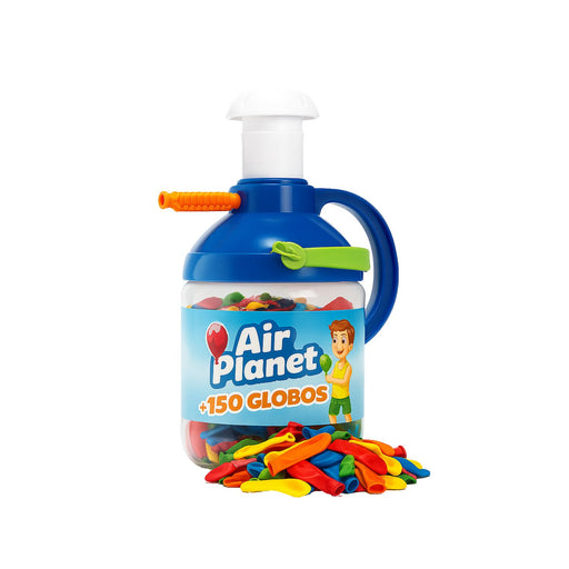 Hinchador de Globos Air Planet con globos y colores aleatorios