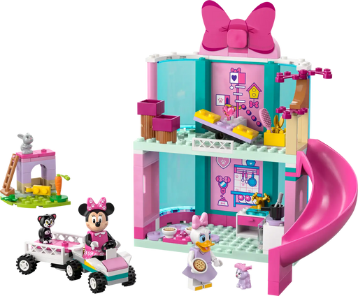 Hotel LEGO con tobogán, cocina y habitaciones para mascotas