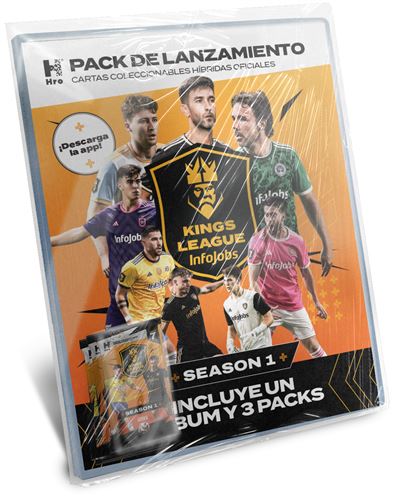 Hro Kings League Season 1,  Pack de 3 sobres con 4 cartas + Album (10044697)