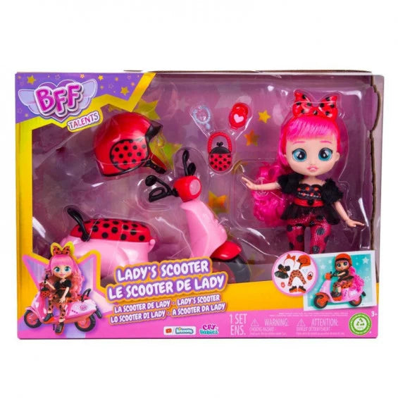 IMC Toys Bebés Llorones Best Friends Forever Serie 3 Lady's Scooter (911123)