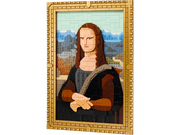 Imagen del cuadro terminado con su marco dorado incluido.
