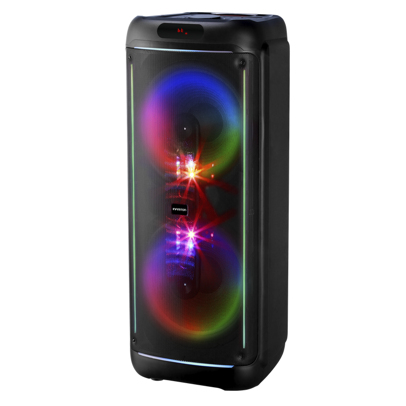 Altavoz Multimedia Infiniton EQ90 Party - Sistema de Sonido Profesional con Luces LED