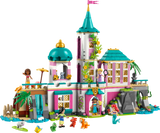Interior del castillo LEGO con habitaciones temáticas y decoración real