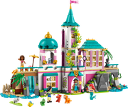 Interior del castillo LEGO con habitaciones temáticas y decoración real