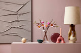 Jarro LEGO 11510 magnolias decoración mesa moderna elegante
