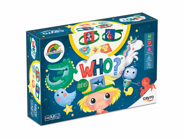 Juego Cayro Qué ves 887 caja con 70 tarjetas y cintas ajustables
