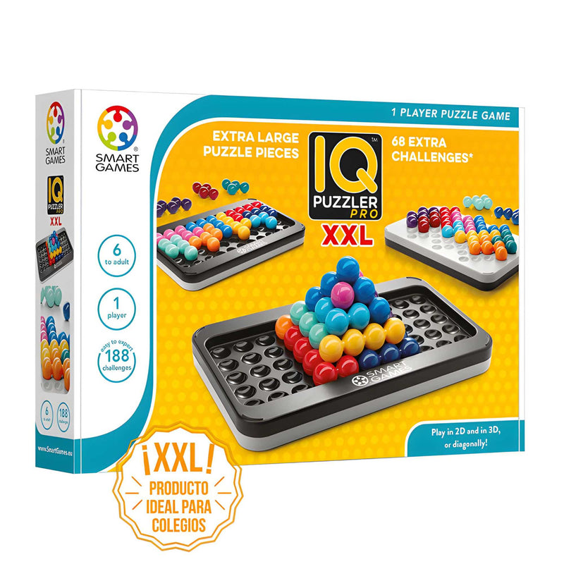 IQ Puzzler Pro XL SmartGames - Juego Lógica 120 Desafíos 3D Educativo SG455XL