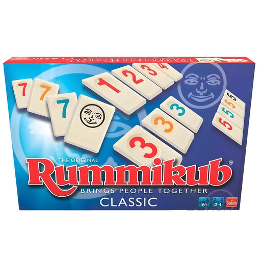 Juego de mesa Rummikub The Original Classic de Goliath con fichas duraderas y colores vivos.