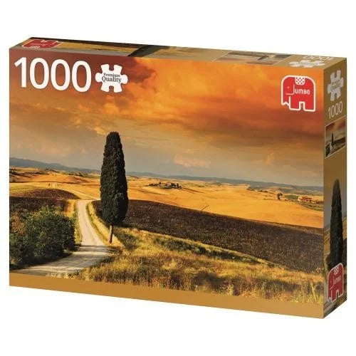 Jumbo Puzzle 1000 Puesta de Sol en la Toscana Italia (618362)