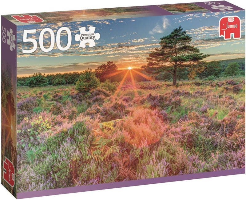 Jumbo Puzzle 500 pieces - Heather at Sunset (18524)