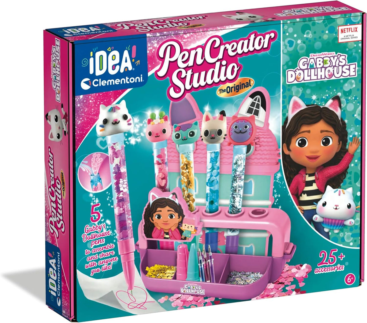 Clementoni Idea – Kit Create Your Message Pens Foodies, Bolígrafos Personalizables Con Mensajes Y Personajes, Para Niños Desde 6 Años