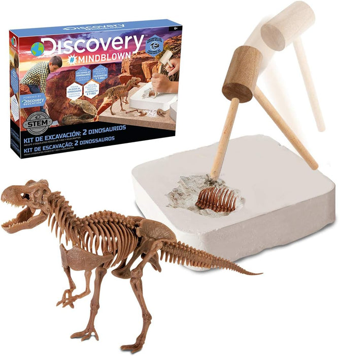 World Brands Kit de excavación de 2 dinosaurios (6000445)