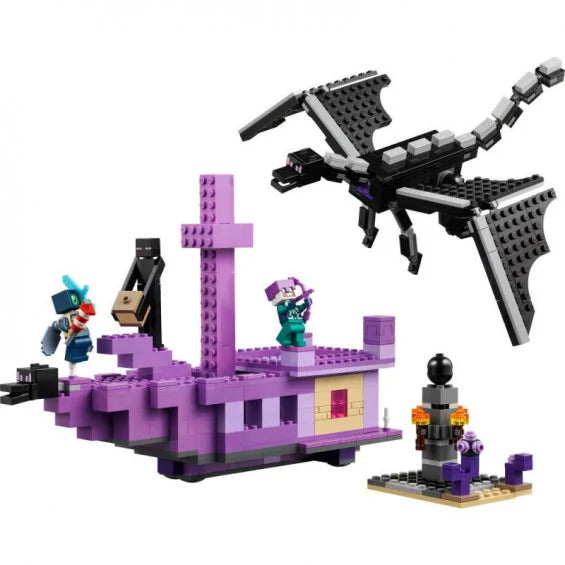 LEGO Minecraft El Dragón Ender y el Barco del End (21264)