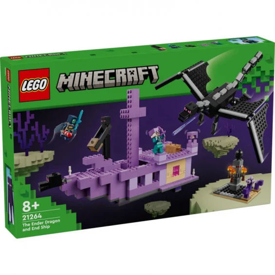 LEGO Minecraft El Dragón Ender y el Barco del End (21264)