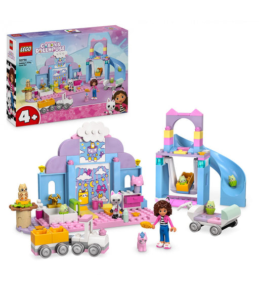 LEGO 10796 Guardería de Gatitos de Gabby - Set de construcción Casa de Muñecas de Gabby con figuras de Gabby y gatitos, accesorios de cuidado y área de juegos para niños de 4+ años
