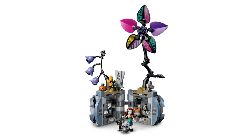 LEGO 43288 Maceta Sally abierta cocina secreta caldero mesa interior detallado
