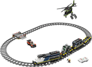 LEGO 60508 circuito completo vías tren policía helicóptero mando distancia
