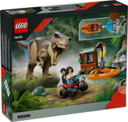 LEGO 76975 Jurassic World - Caja del set con T. rex, minifiguras y accesorios
