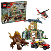 LEGO 76976 Misión Aérea Spinosaurus y Quetzalcoatlus - Set completo Jurassic World 984 piezas
