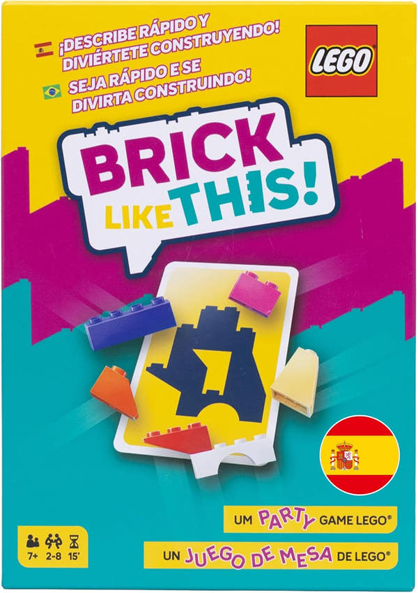 LEGO Brick Like This juego mesa construccion equipos caja frontal piezas coloridas diversión familia

