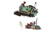 LEGO Creator 31167 construido como tren encantado con andén - una de las 3 opciones de construcción del set Mansión Encantada
