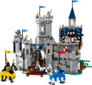 LEGO Creator 3en1 Castillo Medieval Caballeros del Corcel 31168 - Set completo de 1371 piezas con castillo que se abre, puente levadizo y 6 minifiguras
