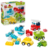 LEGO DUPLO 10474 Mis Primeros Vehículos Creativos con 4 modelos de vehículos coloridos
