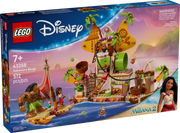 LEGO Disney 43258: Barcaza de los Kakamora con figuras de Vaiana y Maui