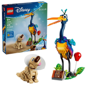 LEGO Disney 43290 caja producto Kevin pájaro multicolor Dug perro Pixar Up
