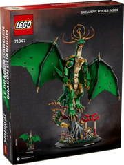 LEGO Dragón Guardián NINJAGO 71847 - Caja del set de construcción de 1650 piezas con dragón dorado articulado