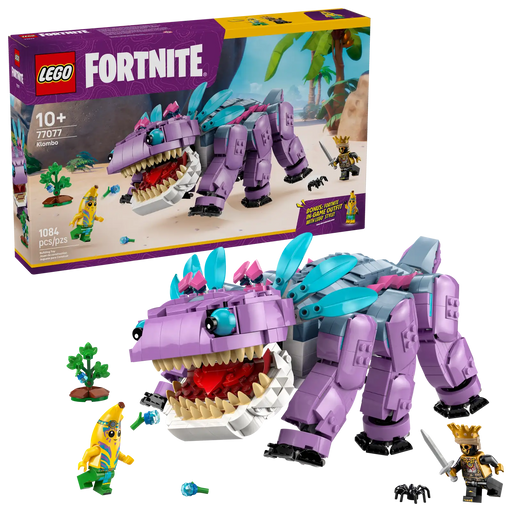 LEGO Fortnite 77077 Klombo completo con Peely y Oro
