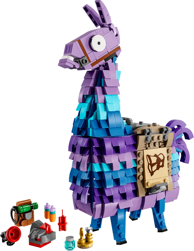 LEGO Fortnite Llama de Suministros 7701 montada
